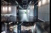 自社技術を壁・床に使用したエントランスホール　 ©川澄・小林研二写真事務所