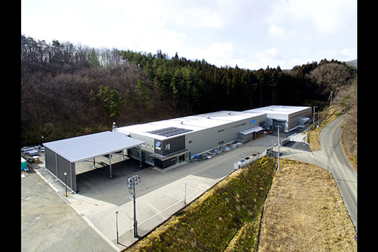 二本松工場全体外観（鳥瞰）©横山写真工房